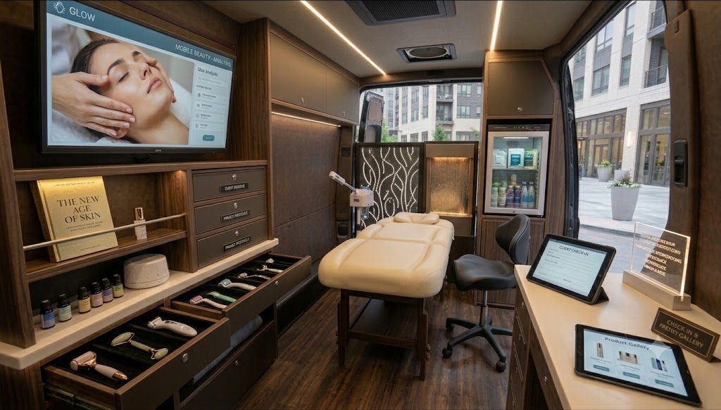 mobile beauty esthetician vans