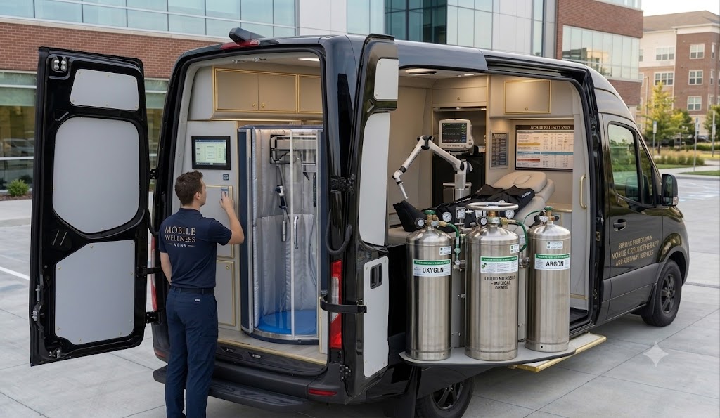 mobile cryotherapy recovery vans