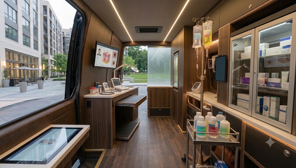 mobile dermatology skin screening vans